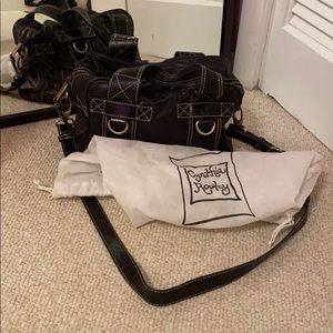 CYNTHIA ROWLEY black leather bag
